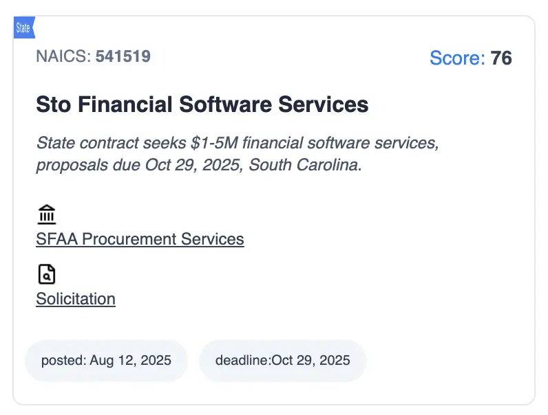 Find State, Local & Education Contracts