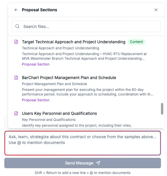 Update, Review, and Evaluate Proposals in Seconds