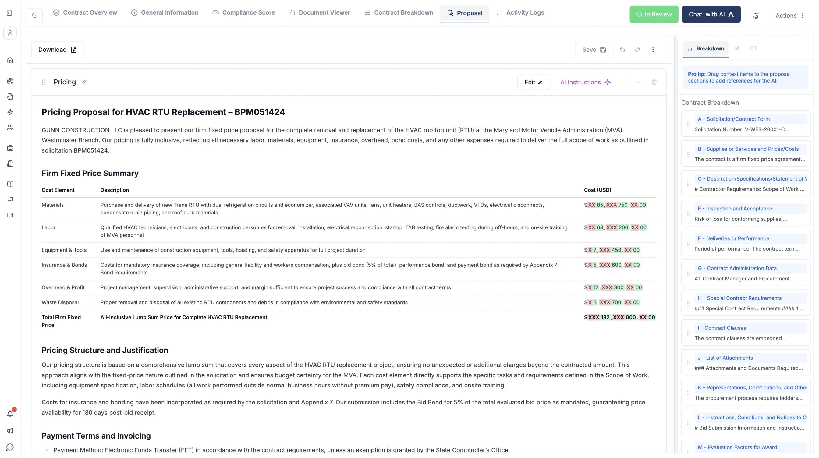 Automate Cost Estimation
