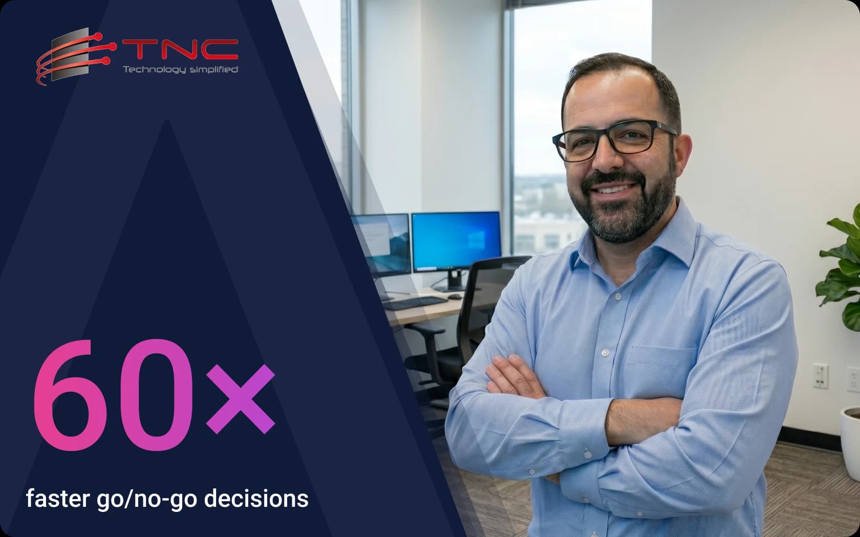 Total Network Consulting - 60x Faster Go/No-go Decisions