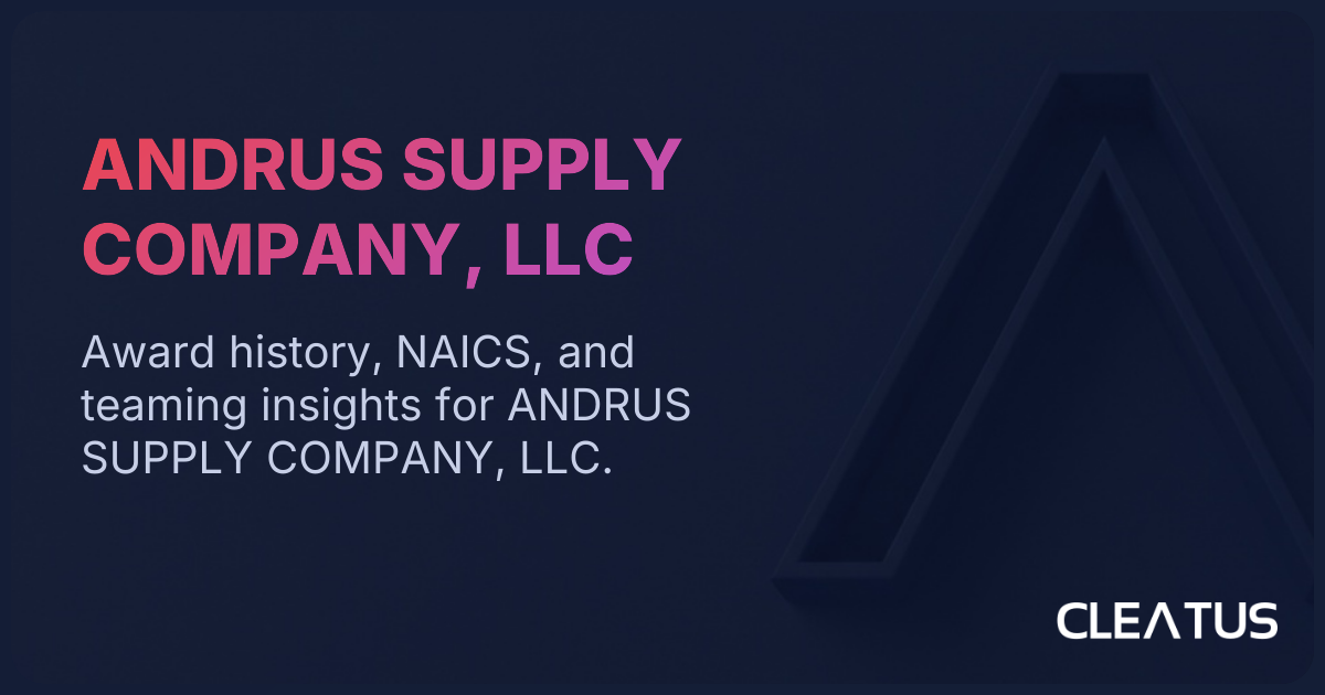 ANDRUS SUPPLY COMPANY, LLC | CLEATUS