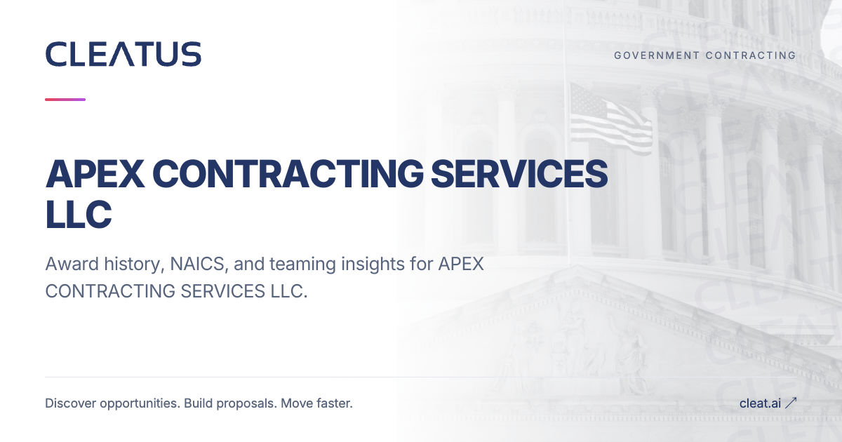 APEX CONTRACTING SERVICES LLC | CLEATUS