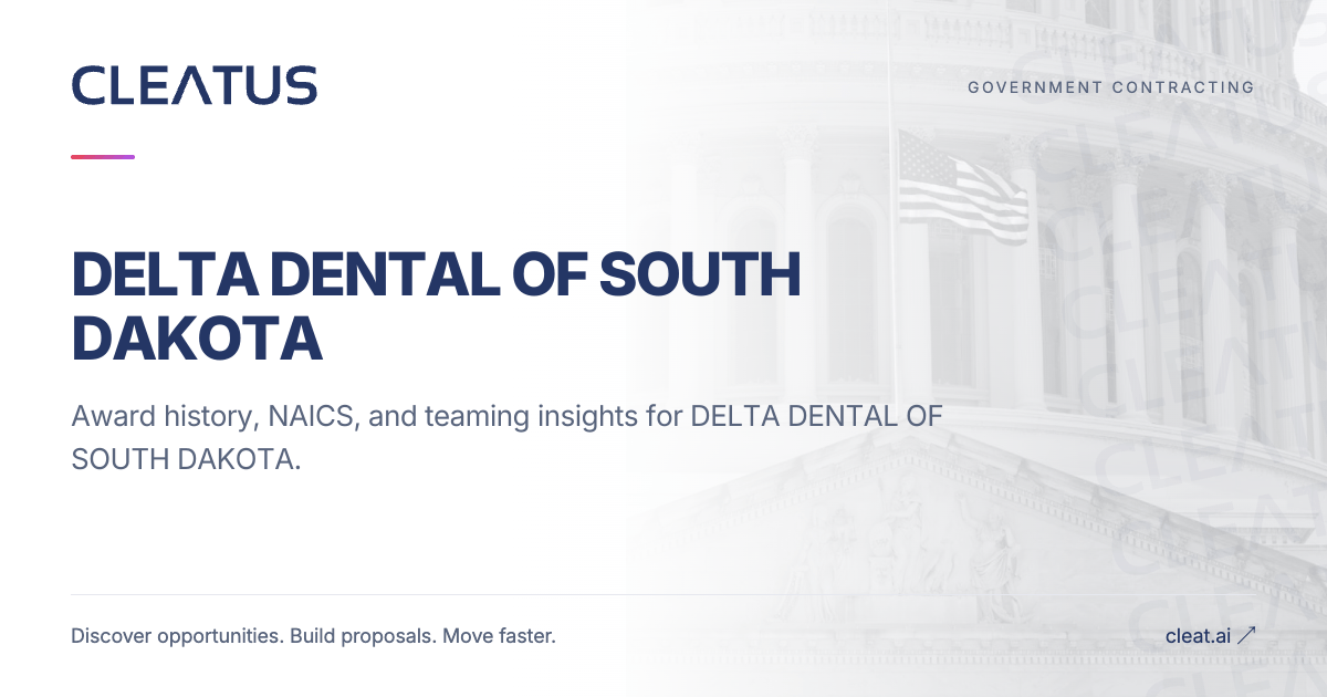 DELTA DENTAL OF SOUTH DAKOTA | CLEATUS