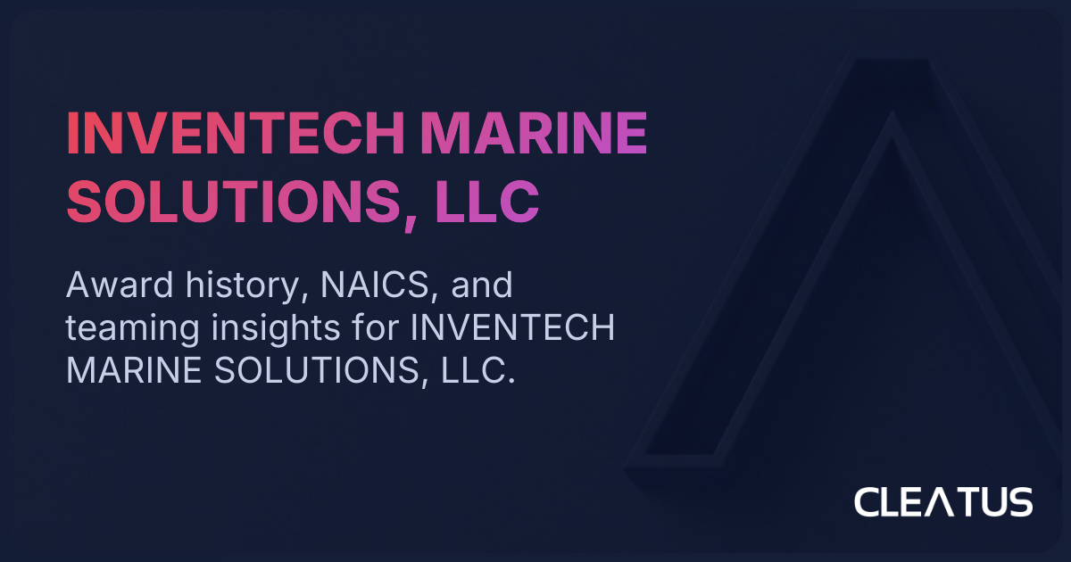 INVENTECH MARINE SOLUTIONS, LLC | CLEATUS