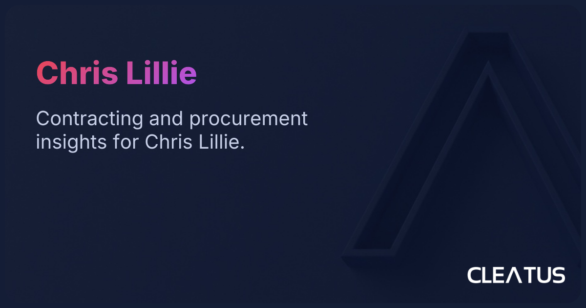 Chris Lillie - Project Manager | CLEATUS