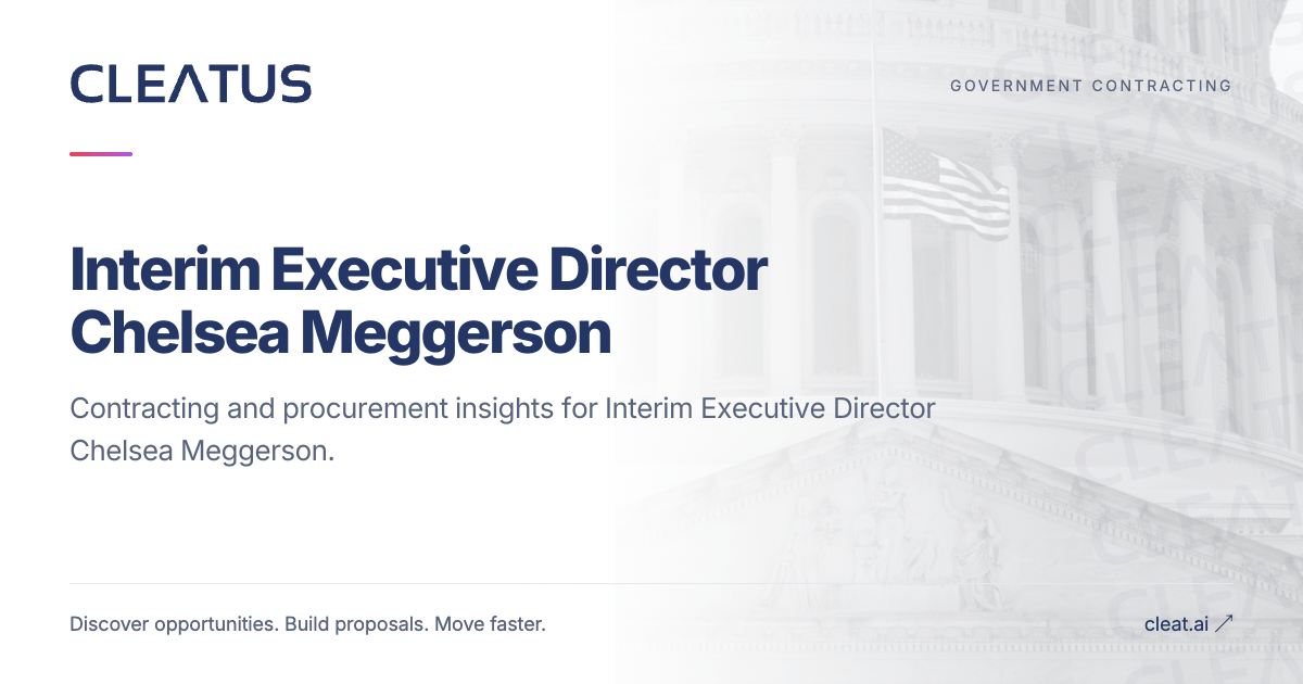 Interim Executive Director Chelsea Meggerson | CLEATUS
