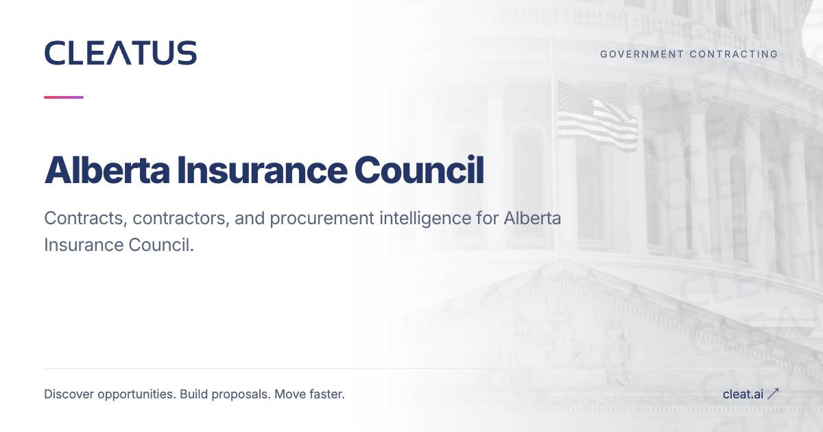 Alberta Insurance Council | CLEATUS