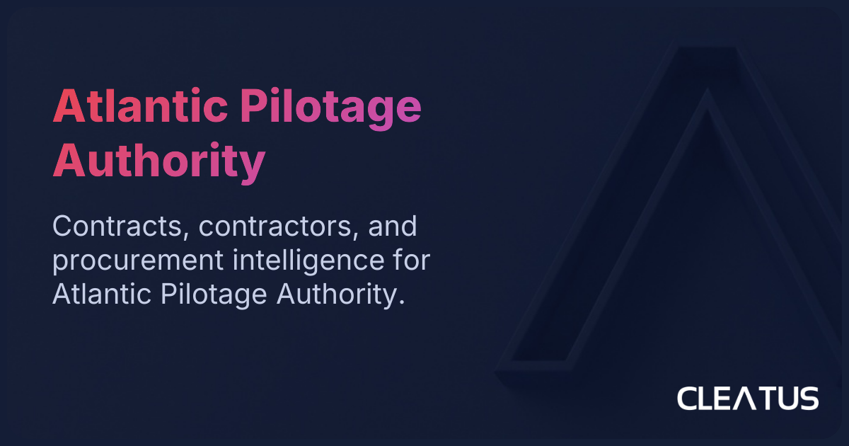 Atlantic Pilotage Authority | CLEATUS