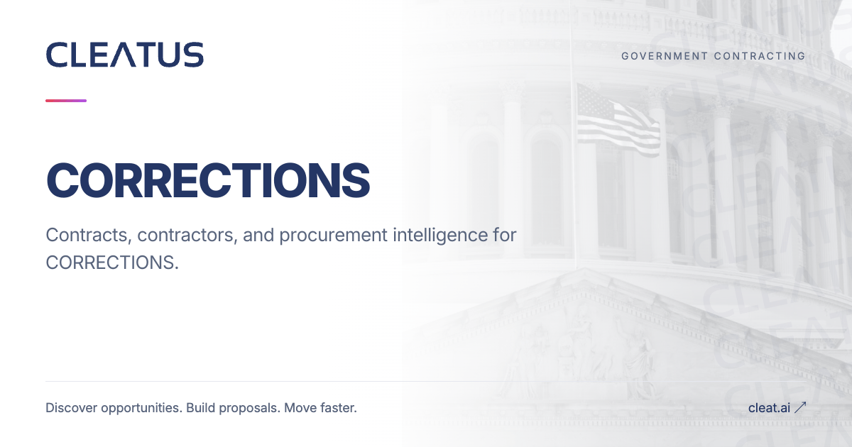 CORRECTIONS - Government Contracts & Procurement | CLEATUS