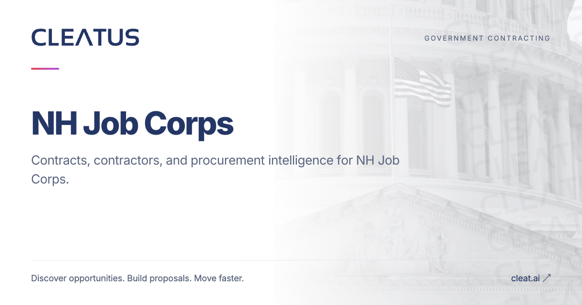NH Job Corps - Government Contracts & Procurement | CLEATUS