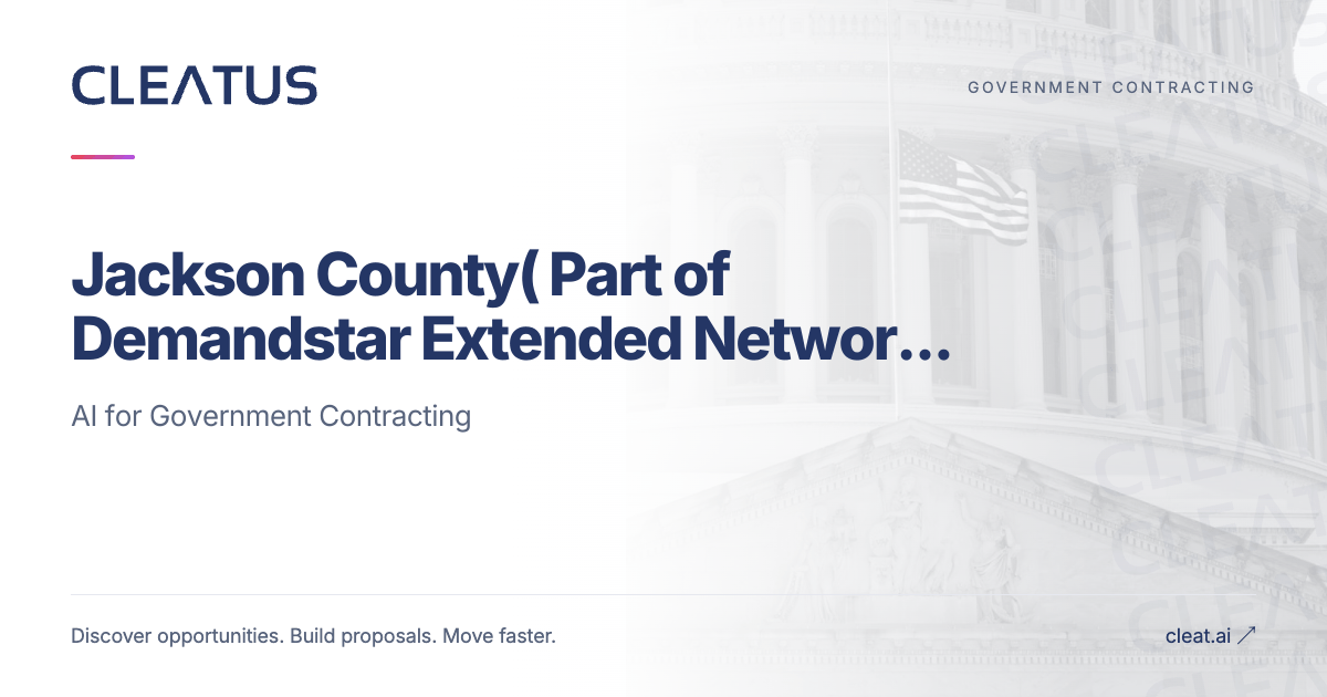 Jackson County( Part of Demandstar Extended… | CLEATUS