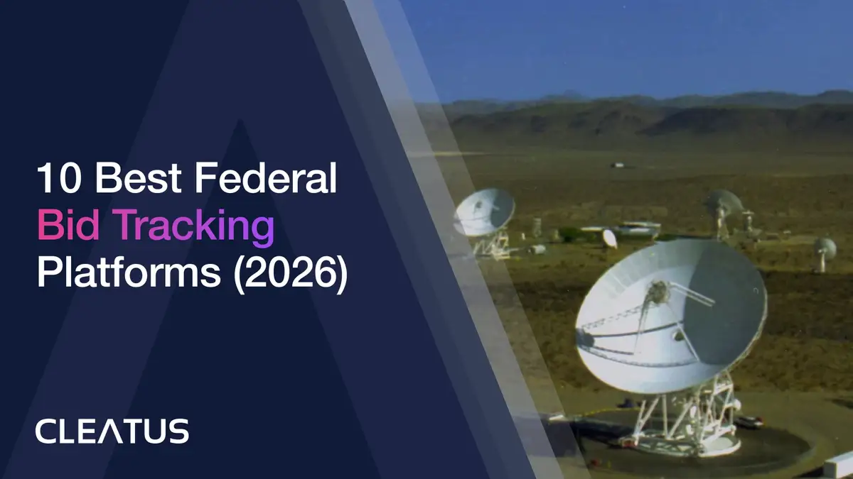 10 Best Federal Bid Tracking & Opportunity Tracking Platforms (September 2026)