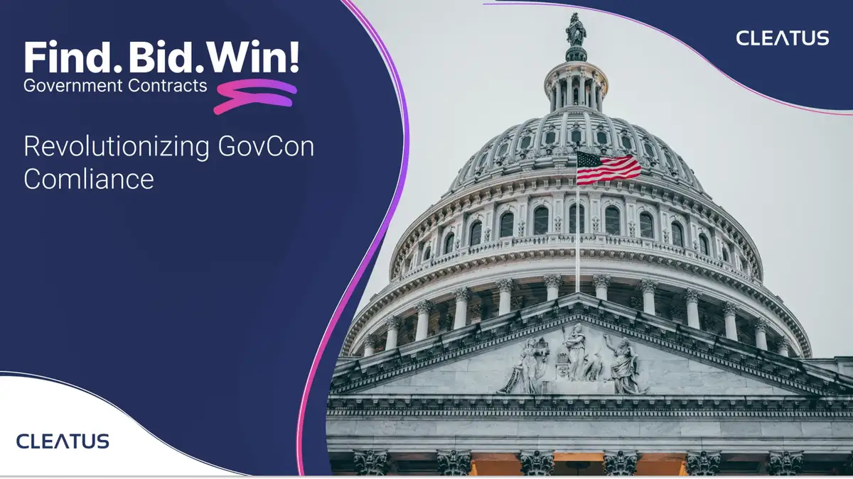 How CLEATUS and AI are Revolutionizing Compliance in Government Contracting