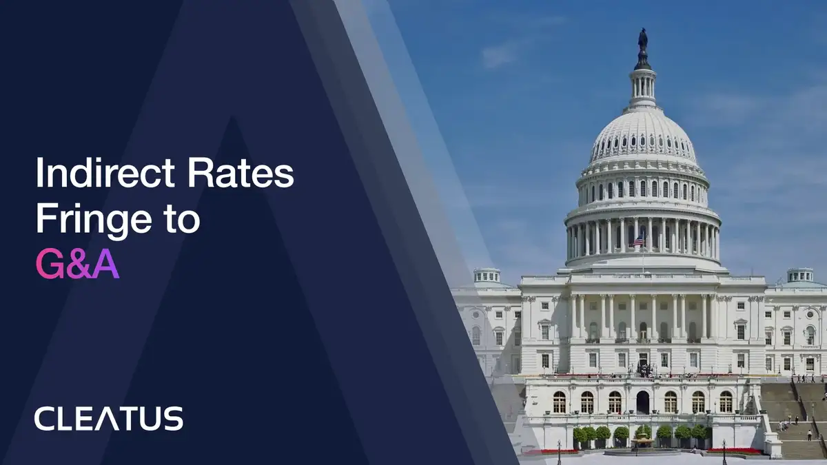 Indirect Rates: Fringe, Overhead, and G&A