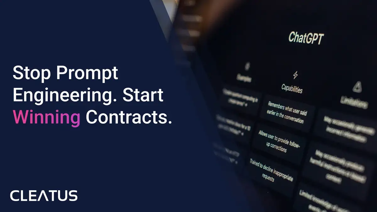 Stop Prompt Engineering. Start Winning Contracts.