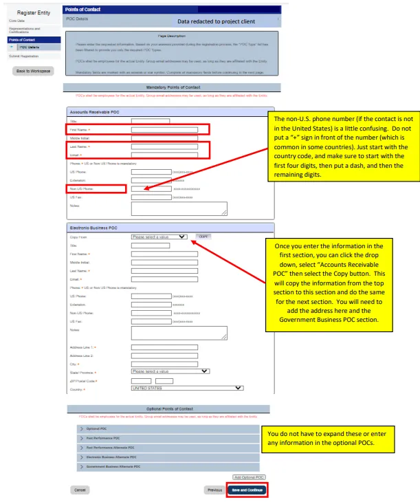 Step 47: Certifications and Representations