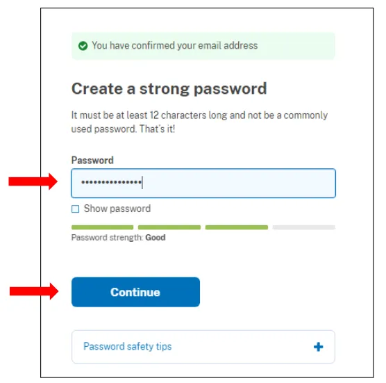Step 7: Choose Password