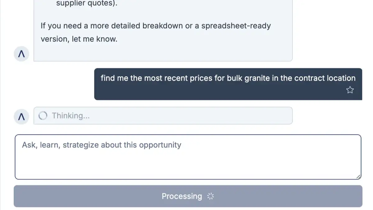 New: Live Web Search + Agentic AI for GovCon π