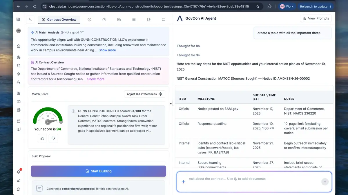 Agent 2.0 is Here — The Only True Agentic GovCon AI 🤖