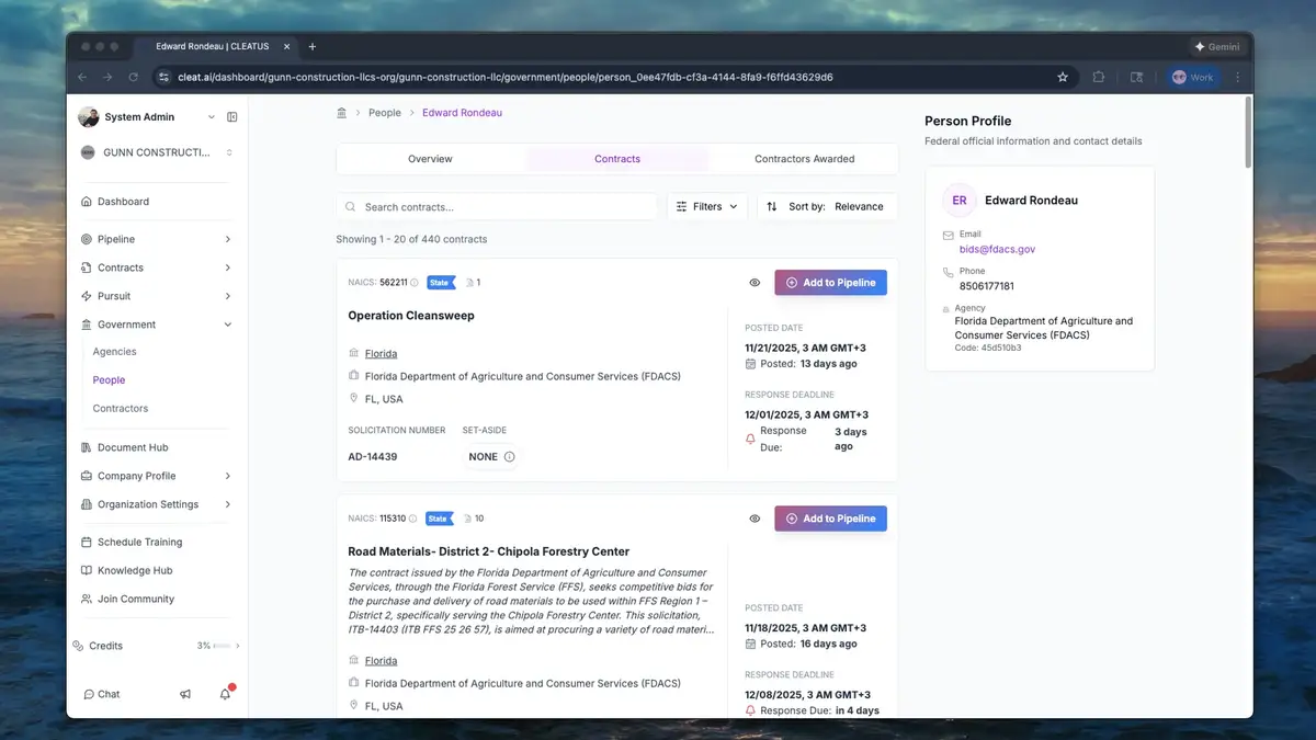 The New Government Module — Total Market Intelligence at Your Fingertips 🏛