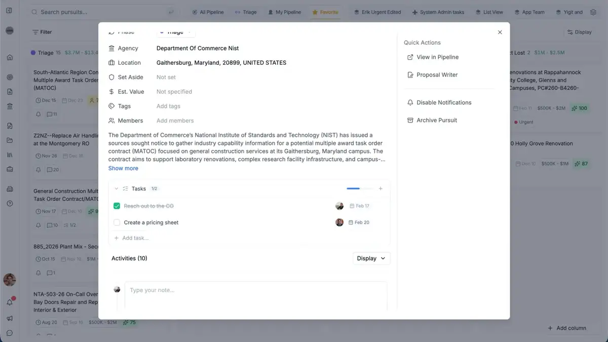 Stay on top of every deadline with Tasks & Calendar View 📅