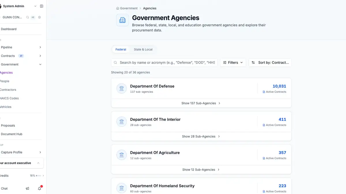 Government Agencies Pages: Simpler Navigation, Dynamic Filters ✨