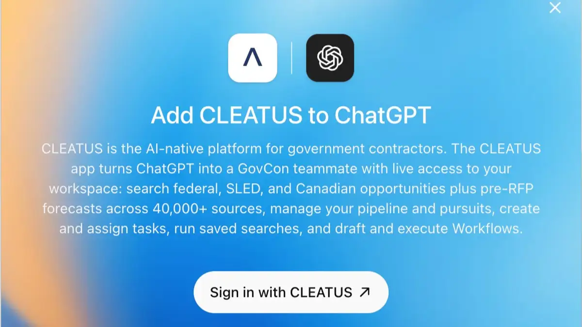 CLEATUS is now on the ChatGPT App Store π