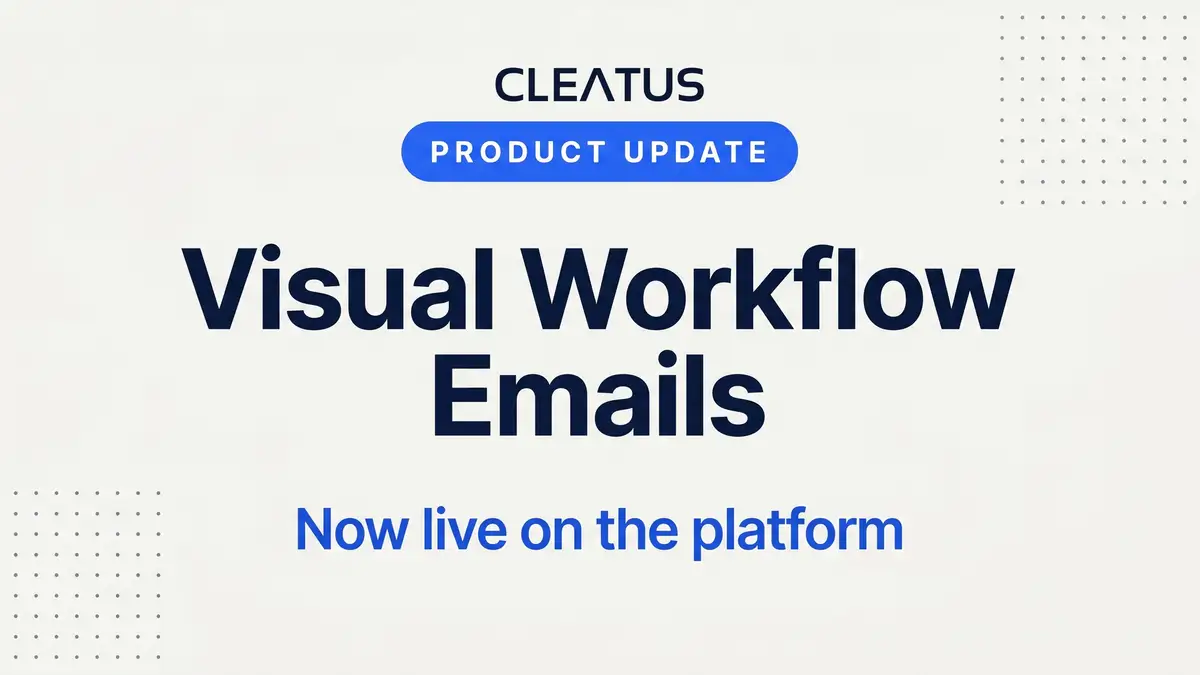 Workflow emails just got visual π