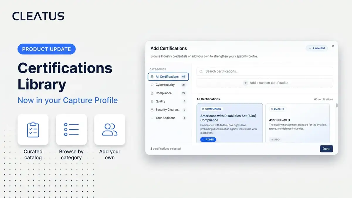 Log your company certifications cleanly with the Certifications Library ποΈ