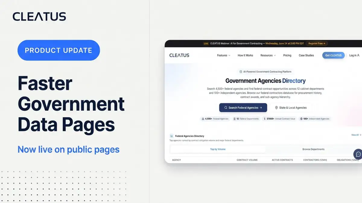 Government data pages now load faster ⚡