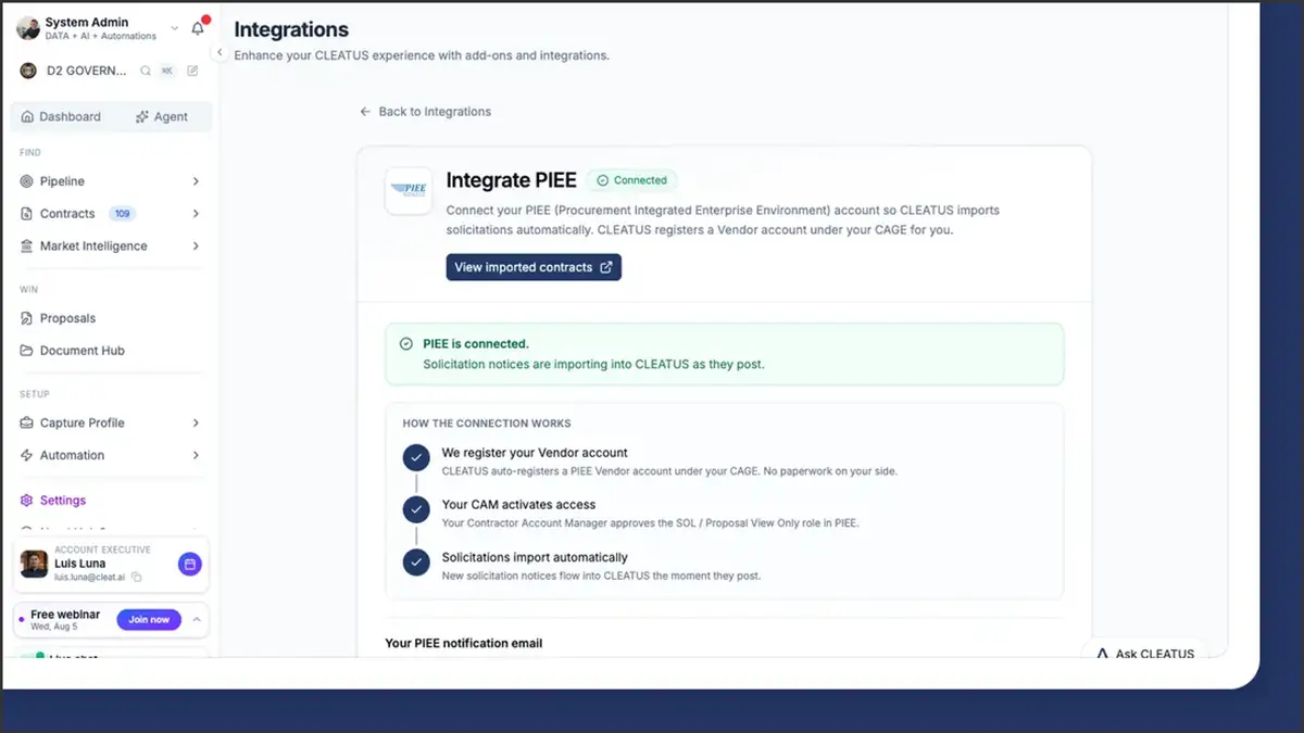 See the solicitations sent straight to your company π¬