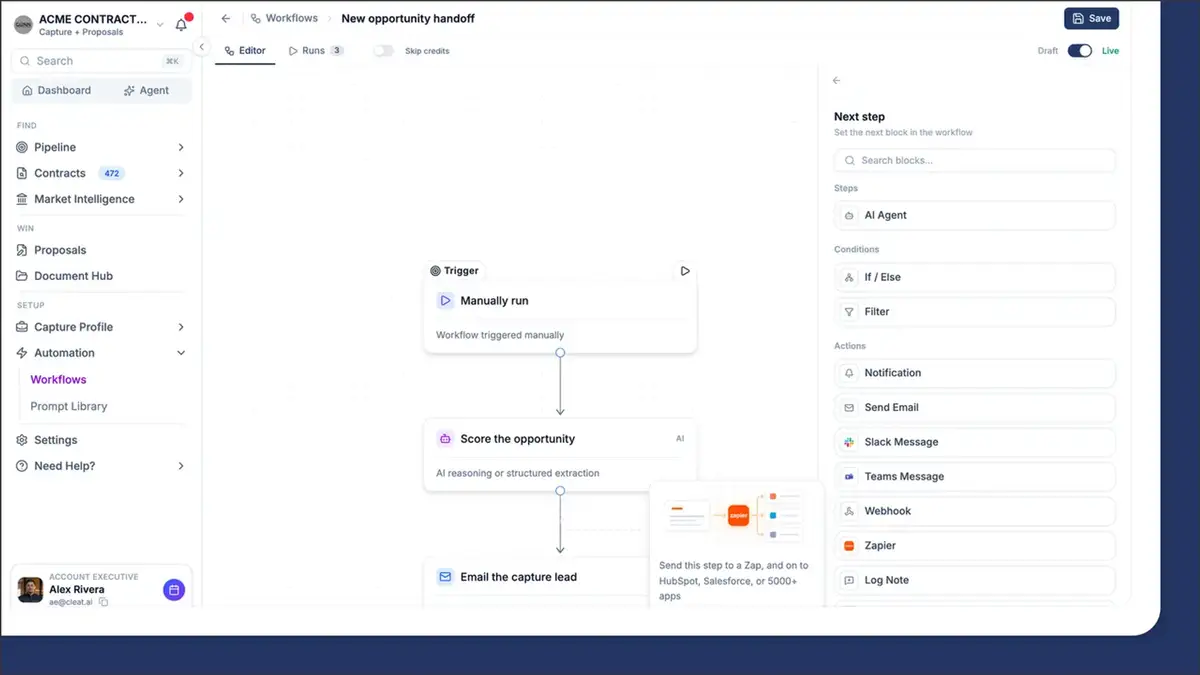 Send any workflow step straight to Zapier ⚡
