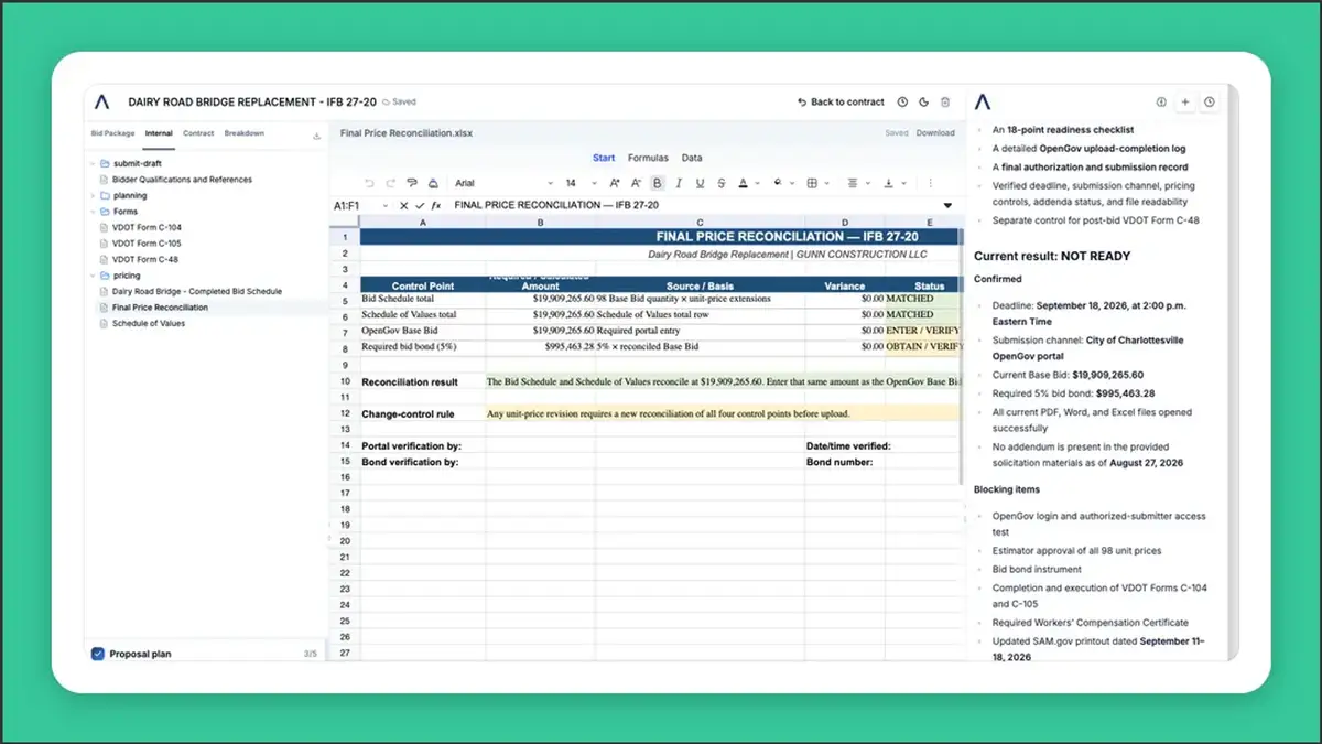 Open Word, Excel, and PowerPoint files right in the Proposal Writer 📄
