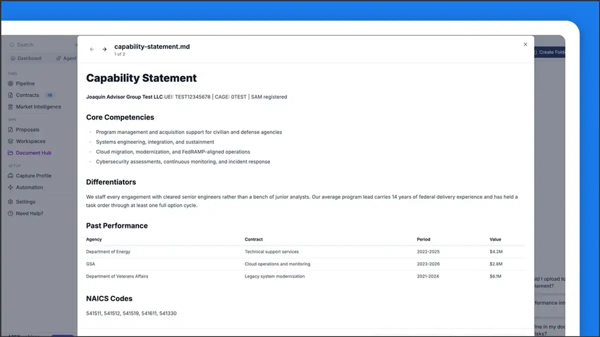 Upload Markdown and JSON to your Document Hub π