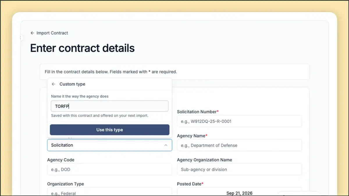 Import a contract under your own type and source π·οΈ