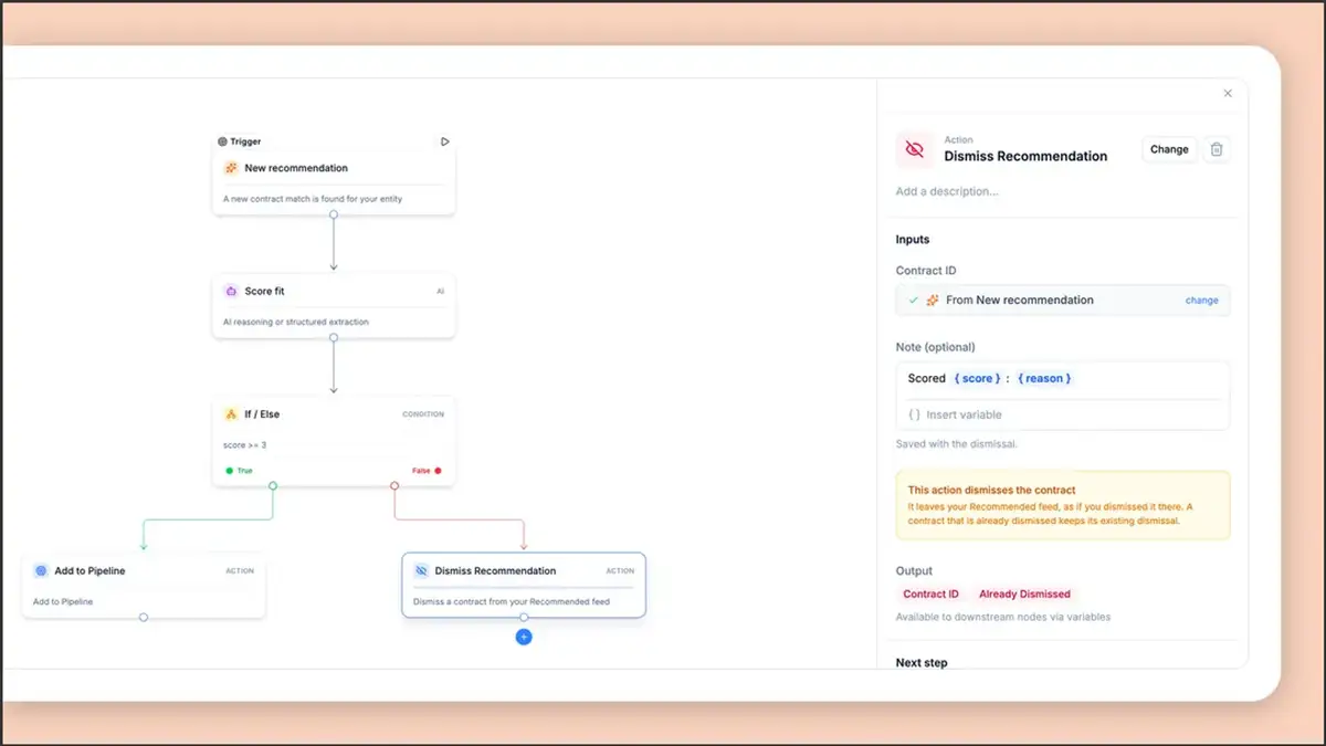 Let workflows clear low-fit recommendations 🧹