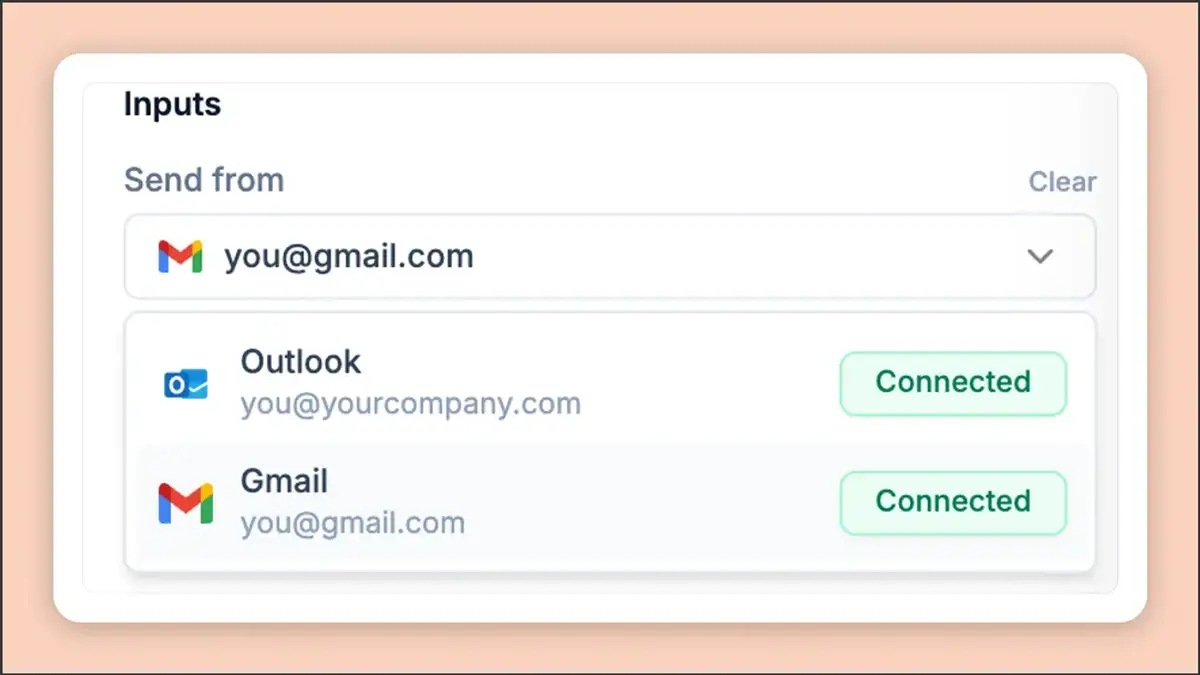 Send workflow email from your own mailbox ✉️