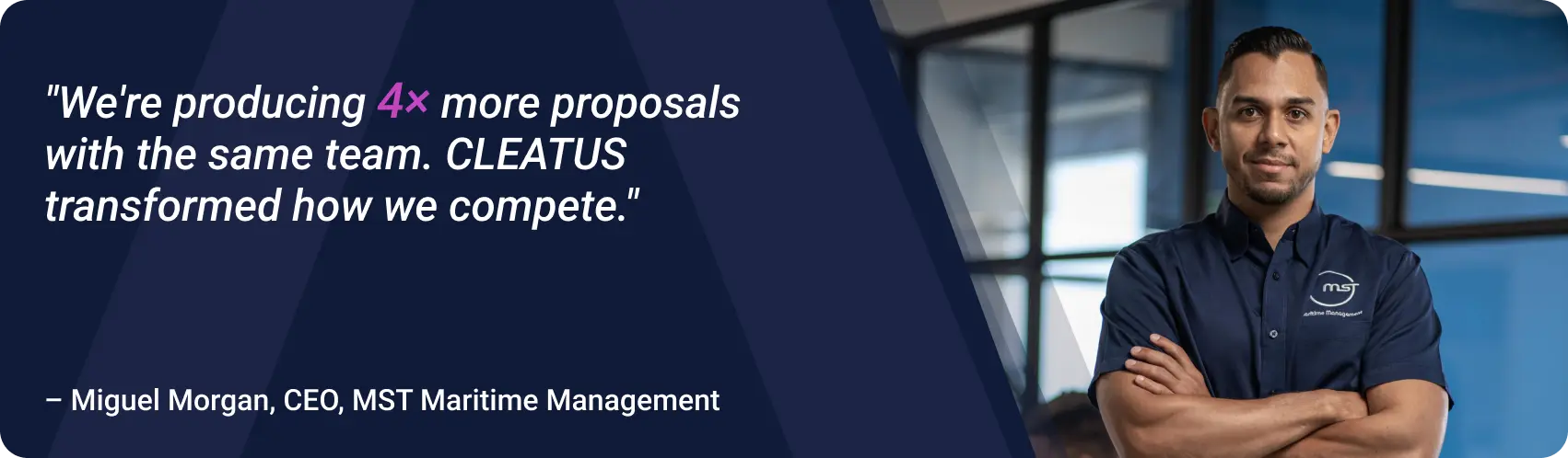 MST Maritime Management - CLEATUS Success Story